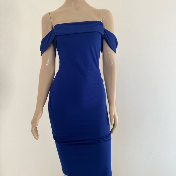 Navy Blue Dress normal used - Picture 3 of 4